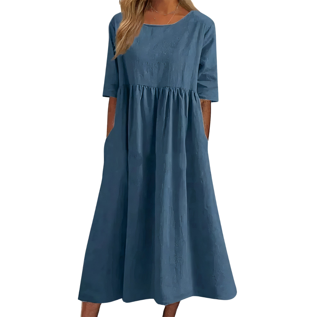 Women's Cotton Casual Loose Dress