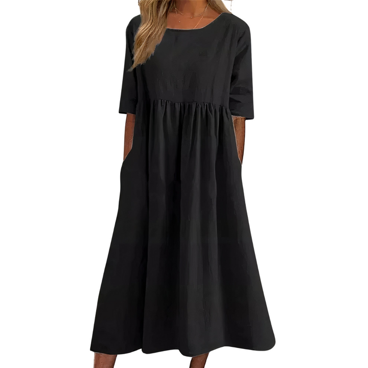 Women's Cotton Casual Loose Dress