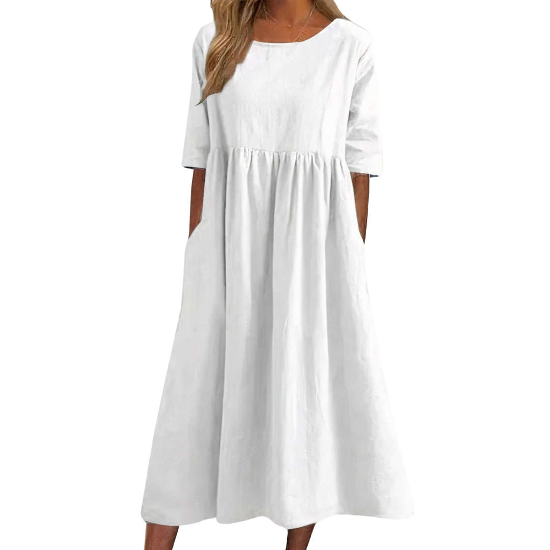 Women's Cotton Casual Loose Dress