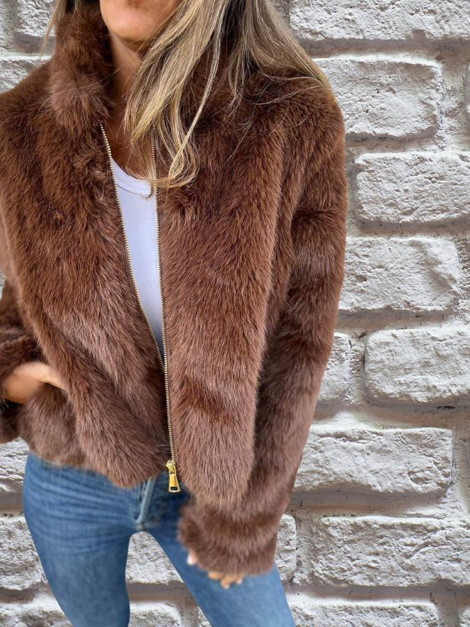 Angelyne | Luxury Faux Fur Jacket