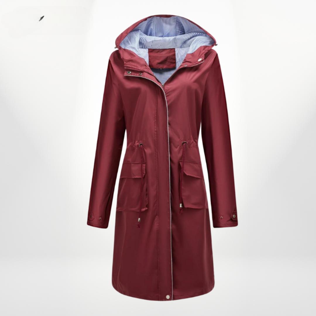 Hooded Waterproof Windbreaker for Women