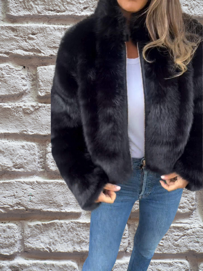 Angelyne | Luxury Faux Fur Jacket