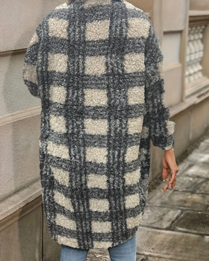 Marilla | Cozy Plaid Coat