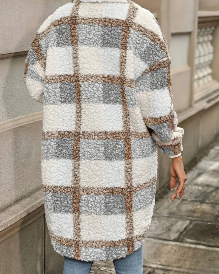 Marilla | Cozy Plaid Coat