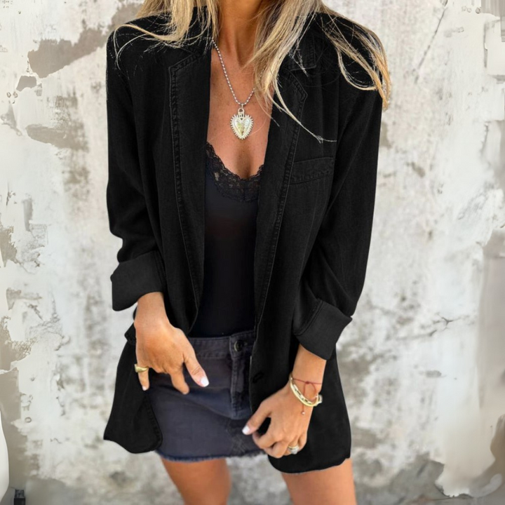 Delima | Relaxed-Fit Denim Blazer for Women