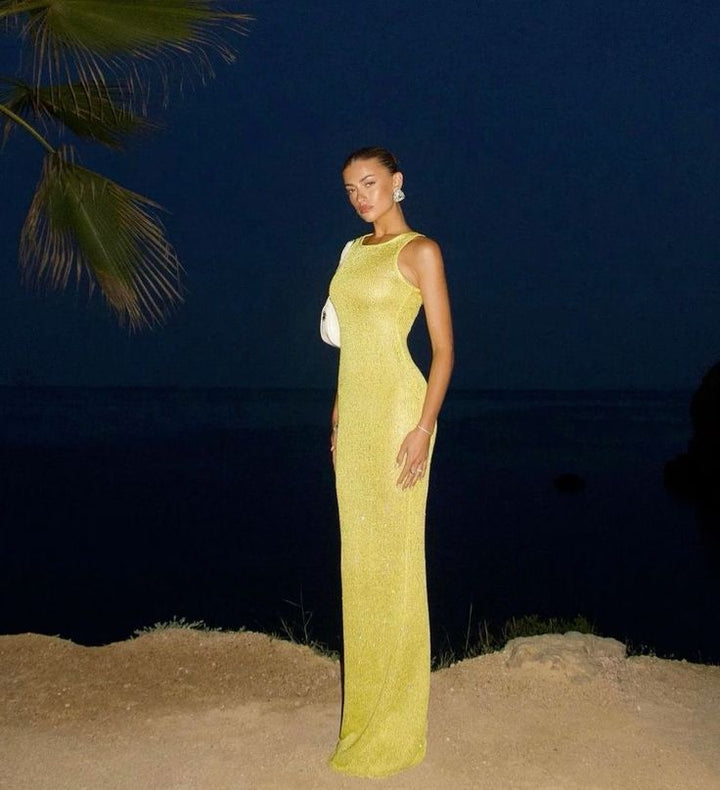 Alethea | Elegant Sleeveless Maxi Dress