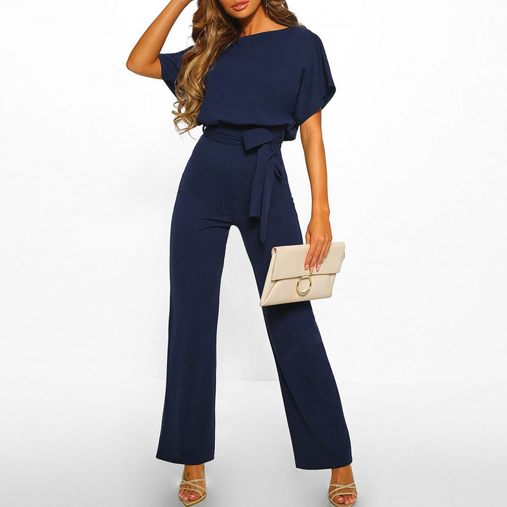 Stylish Wrap Jumpsuit For Women