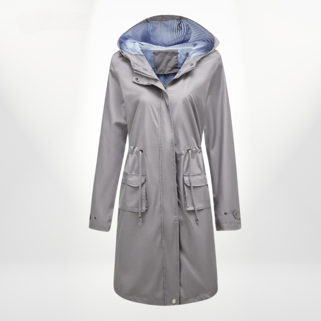 Hooded Waterproof Windbreaker for Women