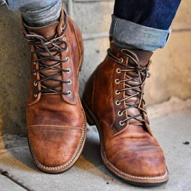 Ahron | Premium Leather Boots