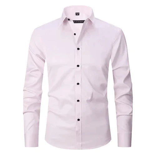 Men's Wrinkle-Free Long Sleeve Business Shirt