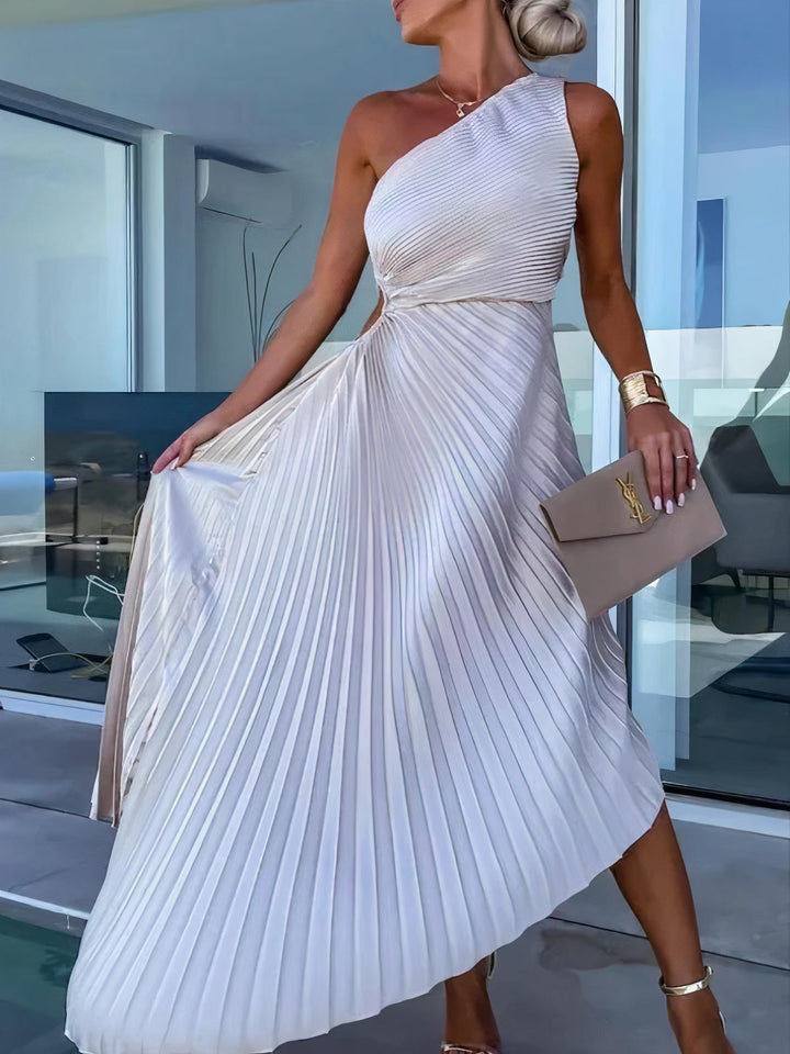 Women's Elegant One Shoulder Dress