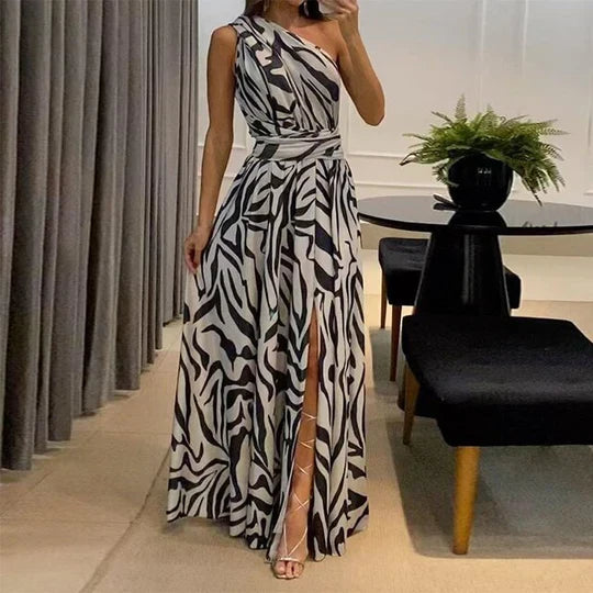 Elegant Off-Shoulder Maxi Dress for Women