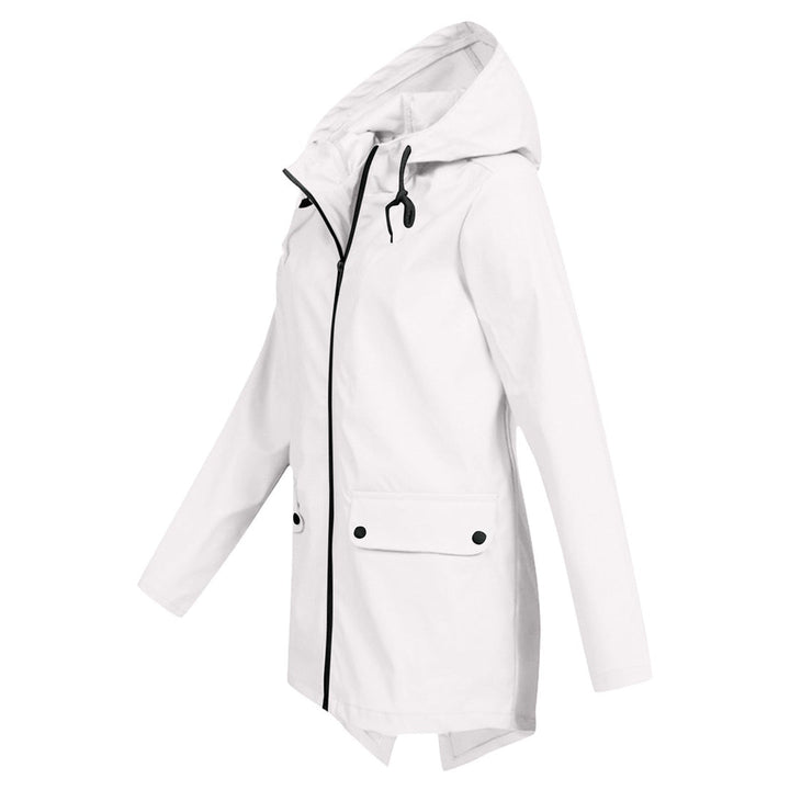 Versatile Long Hooded Raincoat For Men