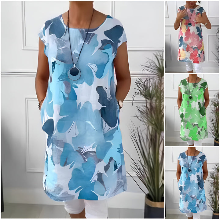 Tyne | Butterfly Print Shirt Dress
