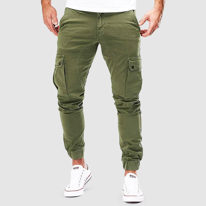 Men's Casual Cargo Pants with Pockets