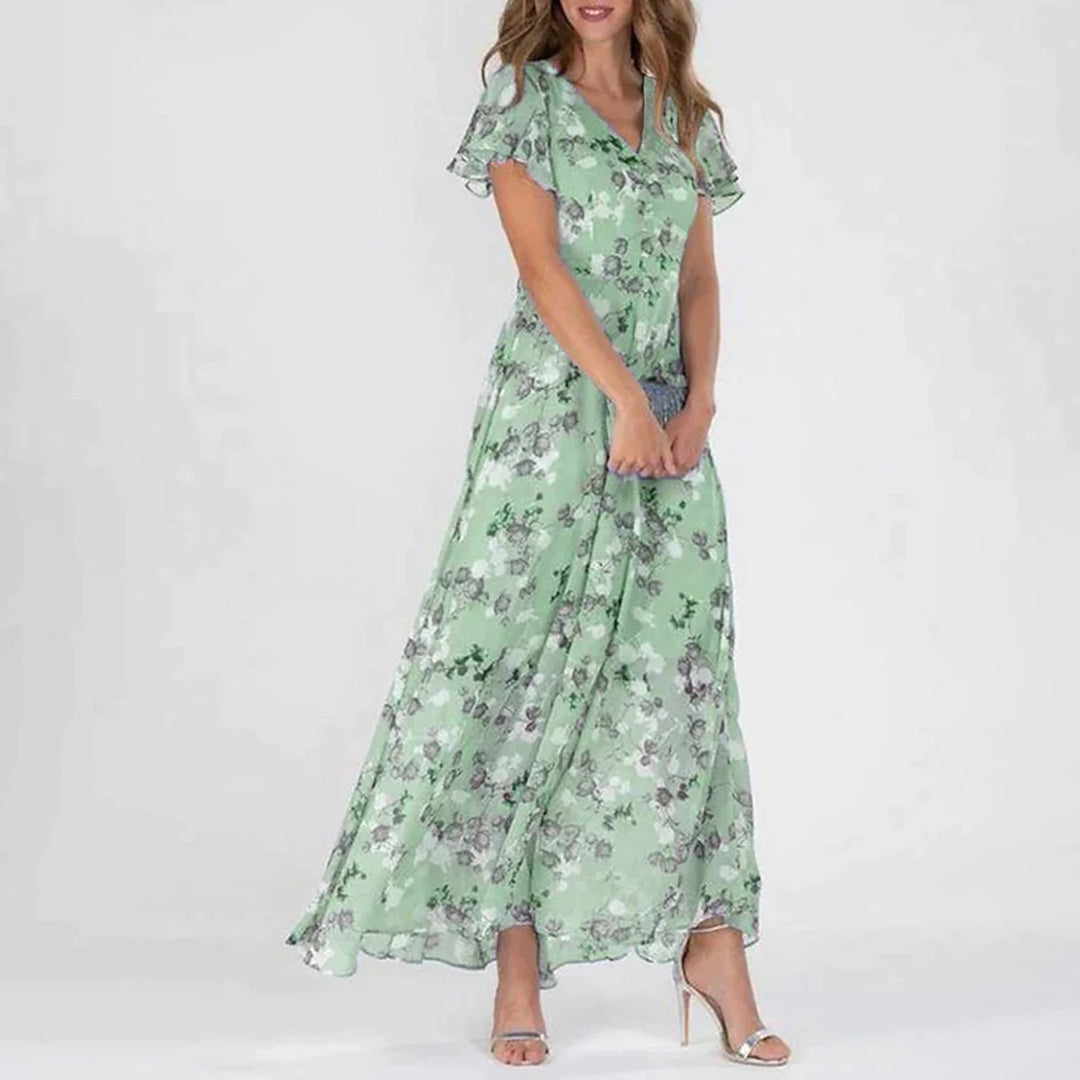 Floral Print Maxi Dress for Women