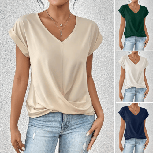 Aimée | Casual Blouse With V Neckline