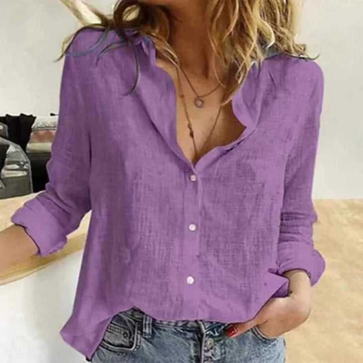 Women’s Long Sleeve Button-Up Shirt