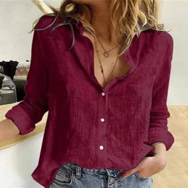 Women’s Long Sleeve Button-Up Shirt