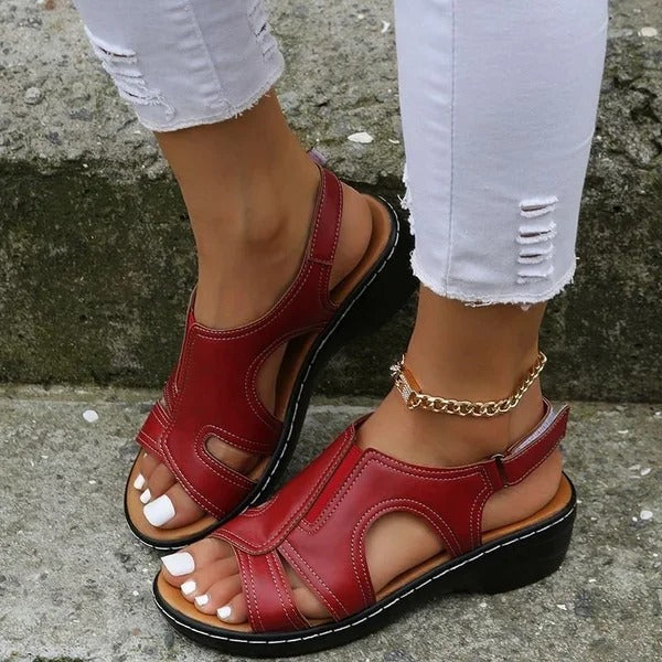 Slingback Sandals with Cut-Outs for Women