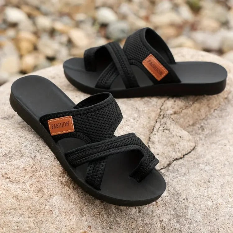 Women's Hollow Mesh Slide Sandals