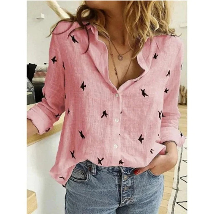 Women’s Long Sleeve Button-Up Shirt