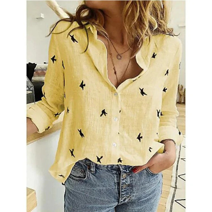 Women’s Long Sleeve Button-Up Shirt