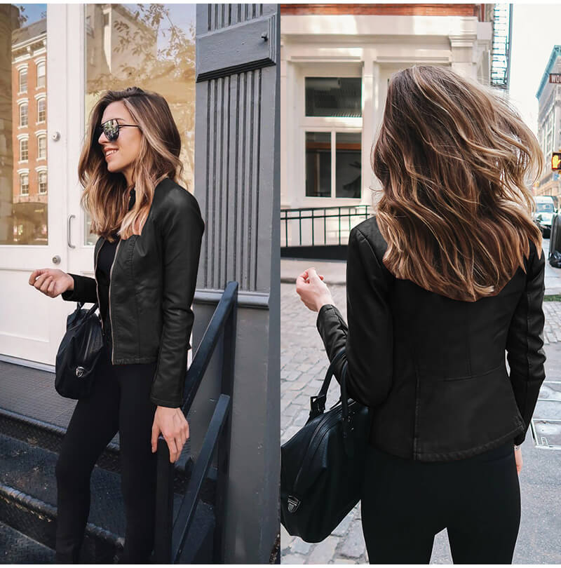 Nancy | Rugged Italian Leather Jacket