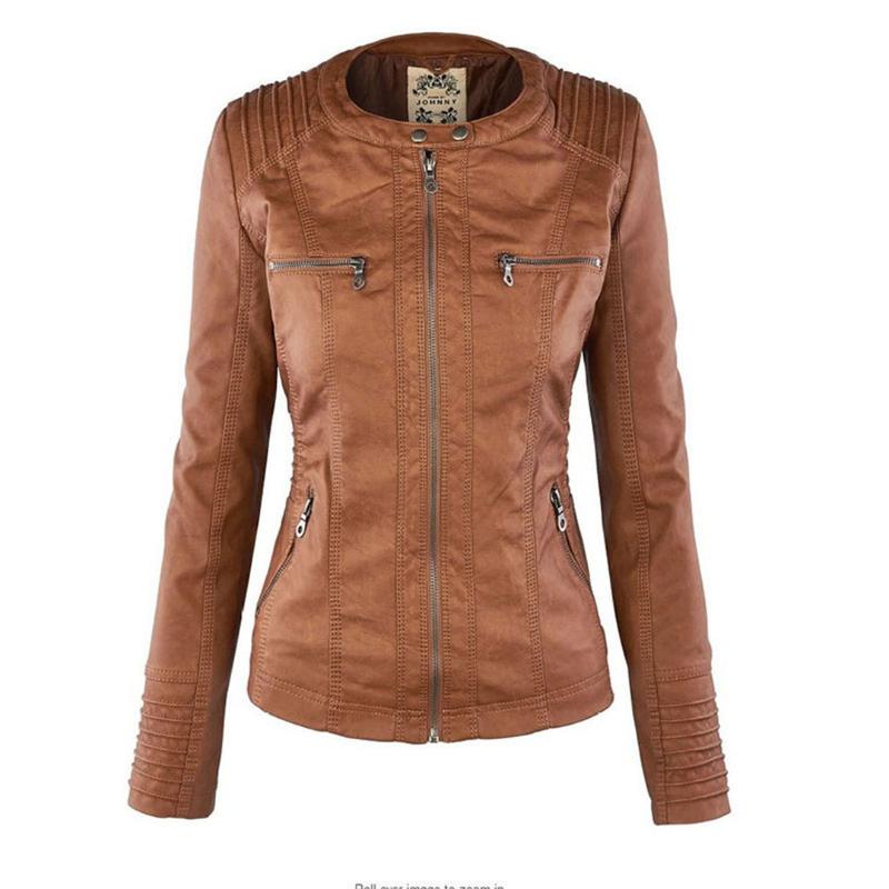 Gwenda | Chic Vegan Leather Jacket