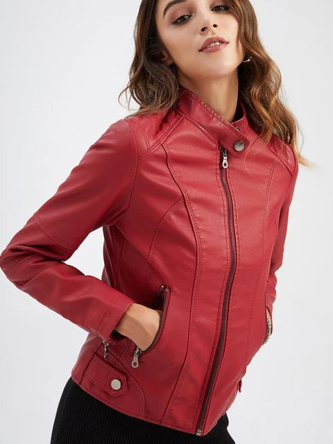 Ashanta |  Biker Style Leather Jacket