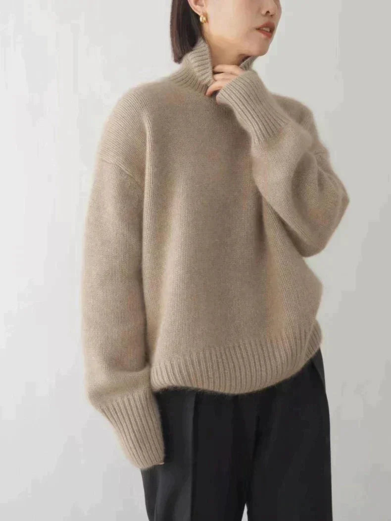 Comfy Turtleneck Sweater For Women