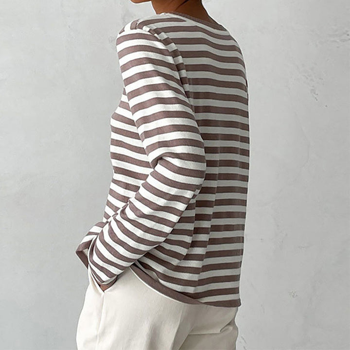 Striped Comfy Sweater for Women