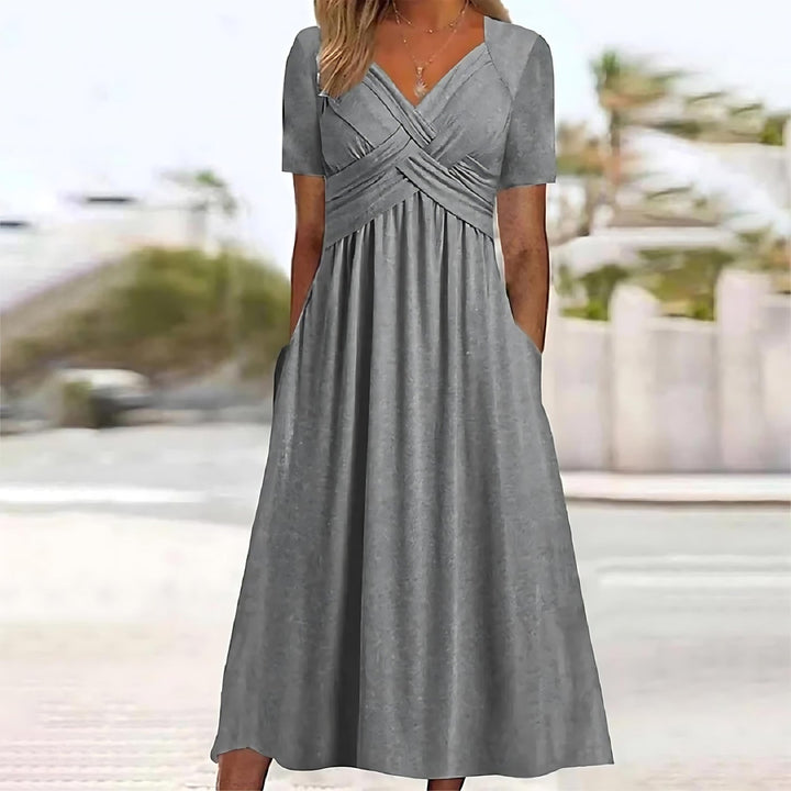 Long Maxi dress mono coloured