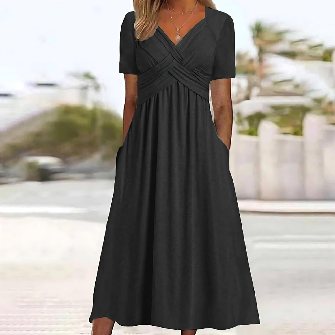 Long Maxi dress mono coloured