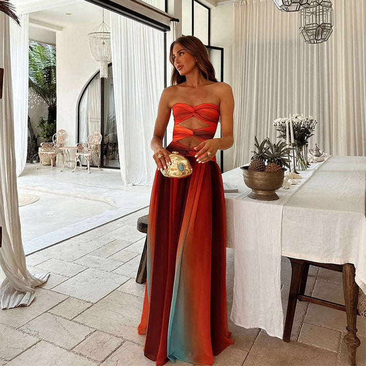 Adrienne | Strapless Maxi Dress
