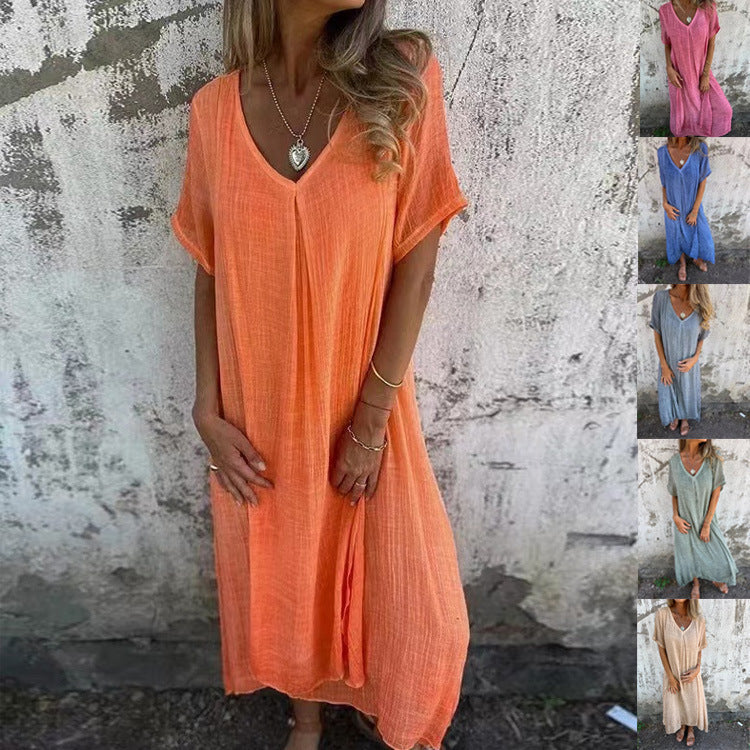 Nina | Airy V-Neck Spring Dress for Women