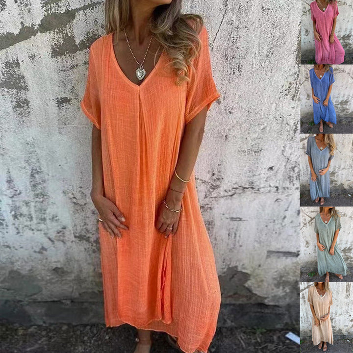 Nina | Airy V-Neck Spring Dress for Women