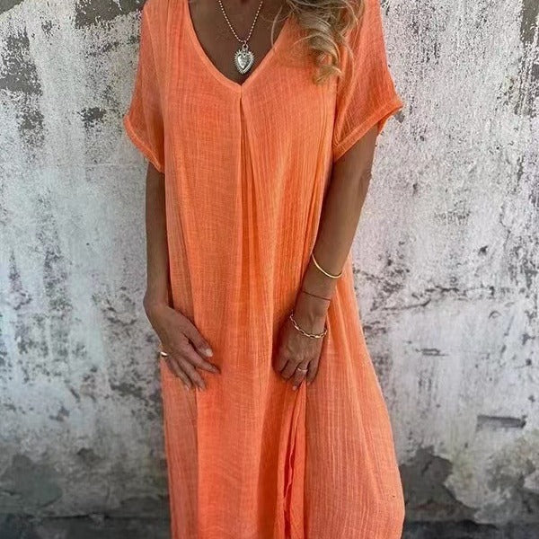 Nina | Airy V-Neck Spring Dress for Women