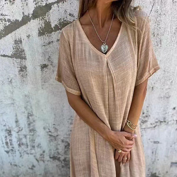 Nina | Airy V-Neck Spring Dress for Women
