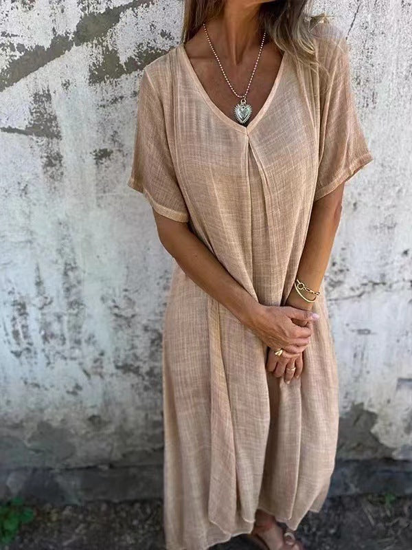 Nina | Airy V-Neck Spring Dress for Women