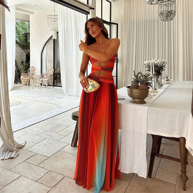 Adrienne | Strapless Maxi Dress