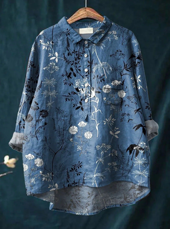 Begoña | Cozy Floral Blouse