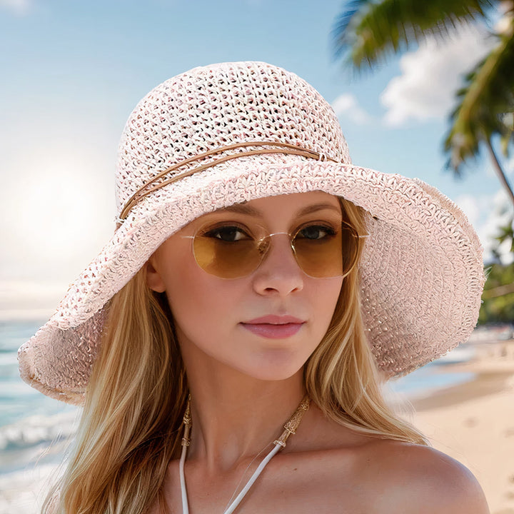 Women's Fashion Crochet Weave Sun Hat