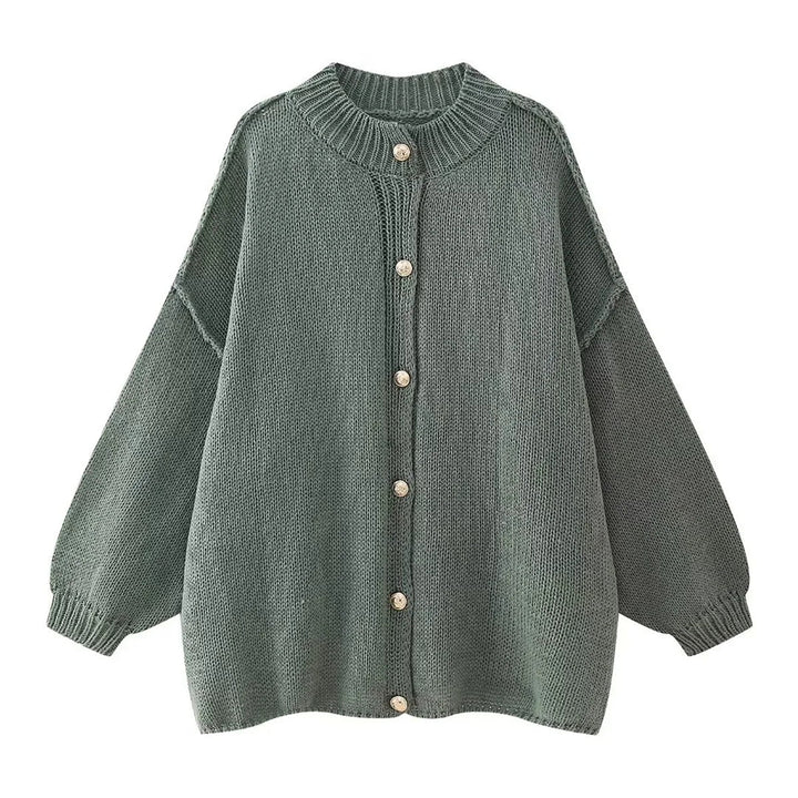 Petra™ | Stylish cardigan with metal buttons