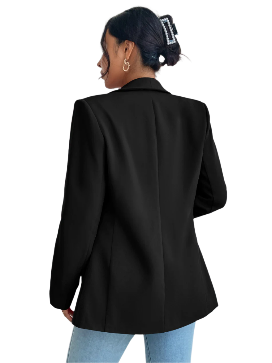 Sleek Long-Sleeve Blazer For Women