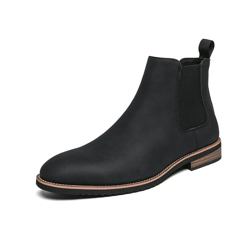 August | Leather Chelsea Boots