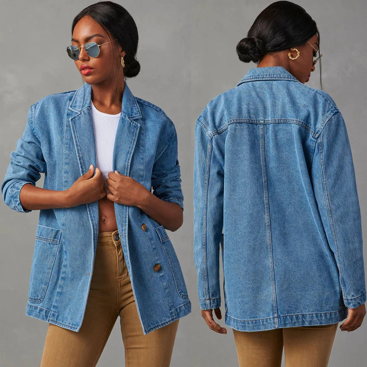 Ethelreda | Chic Denim Blazer