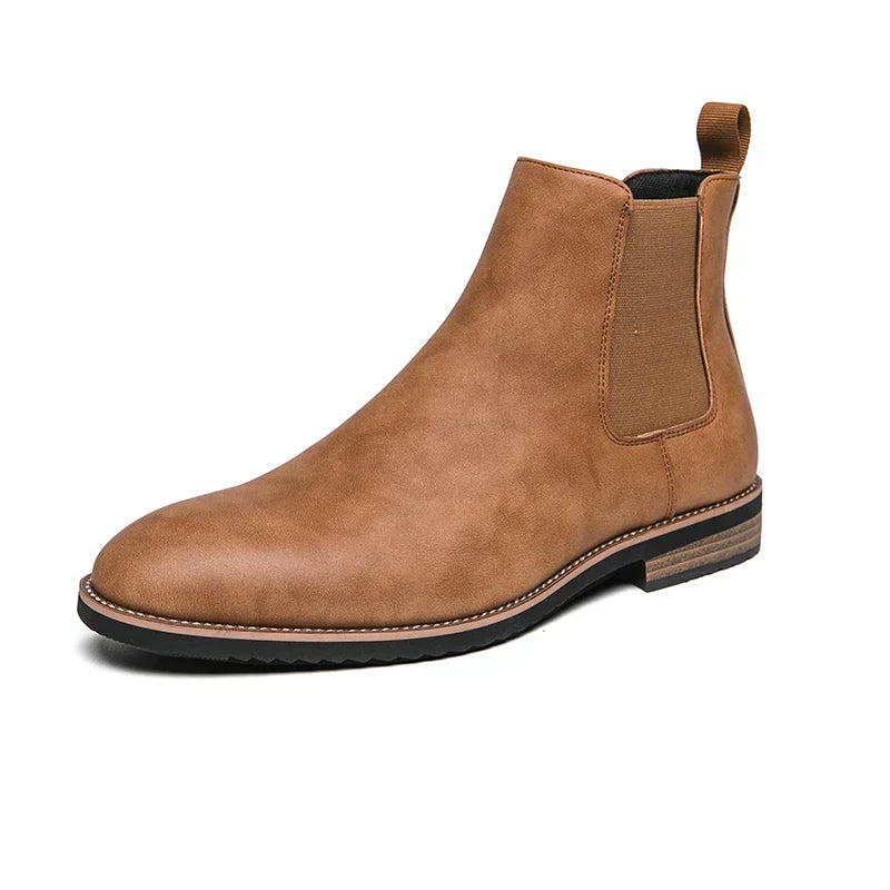 August | Leather Chelsea Boots