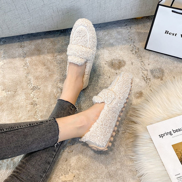 Hayley | Slip-On Plush Slippers