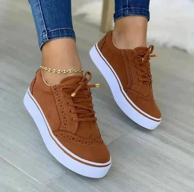 Casual Lace-Up Sneakers for Women